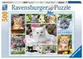 Puzzle 500 p - Chatons dans leurs corbeilles Puzzle;Puzzle adulte - Ravensburger