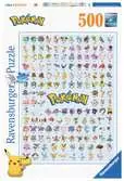 Prvních 151 Pokémonů 500 dílků 2D Puzzle;Puzzle pro dospělé - Ravensburger
