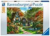 DOMEK WIEJSKI JESIENIĄ 500EL Puzzle;Puzzle dla dzieci - Ravensburger