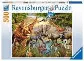 Grandes animales en torno al estanque Puzzles;Puzzle Adultos - Ravensburger
