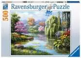 Vista romantica dello stagno Ravensburger Puzzle  500 pz Puzzle;Puzzle da Adulti - Ravensburger