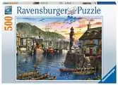 Lever du jour au port     500p Puzzels;Puzzle enfant - Ravensburger