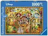 Puzzle 2D 1000 elementów: Najpiększniejsze momenty Disneya Puzzle;Puzzle dla dorosłych - Ravensburger