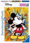 Retro Mickey Mouse, 1000pc Puslespil;Puslespil for voksne - Ravensburger