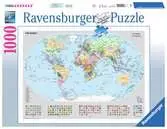 Carte du monde politique Puzzels;Puzzles adultes - Ravensburger