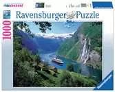 Norwegischer Fjord Puzzle;Erwachsenenpuzzle - Ravensburger