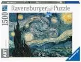 Vincent van Gogh: Hvězdná noc 1500 dílků 2D Puzzle;Puzzle pro dospělé - Ravensburger