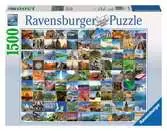 99 PIEKNYCH MIEJSC NA ZIEMI 1500 EL Puzzle;Puzzle dla dorosłych - Ravensburger