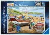 Ravensburger Happy Days at Work No.19 - The Fisherman 500pc Jigsaw Puzzle Puslespil;Puslespil for voksne - Ravensburger