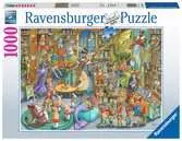 Půlnoc v knihovně 1000 dílků 2D Puzzle;Puzzle pro dospělé - Ravensburger