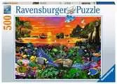 Turtle in the Reef, 500pc 2D Puzzle;Puzzle pro dospělé - Ravensburger