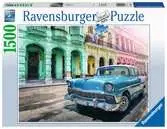 Auta na Kubě 1500 dílků 2D Puzzle;Puzzle pro dospělé - Ravensburger