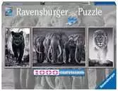 Panter, Elefanten, Löwe   1000p Pussel;Vuxenpussel - Ravensburger