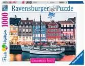 Puzzle 1000 Pezzi, Copenhagen, Danimarca, Collezione Paesaggi, Puzzle per Adulti Puzzle;Puzzle da Adulti - Ravensburger