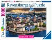 Skandinávie Stockholm, Švédsko 1000 dílků 2D Puzzle;Puzzle pro dospělé - Ravensburger