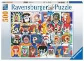 Typy tváří 500 dílků 2D Puzzle;Puzzle pro dospělé - Ravensburger