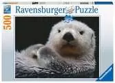 Roztomilá malá vydra 500 dílků 2D Puzzle;Puzzle pro dospělé - Ravensburger