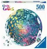 Round puzzle Circle of colors Ocean and Submarine Puzzels;Puzzels voor volwassenen - Ravensburger