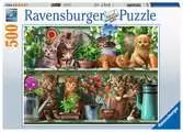 17194 1  戸棚の中の子猫たち 500ピース パズル;大人向けパズル - Ravensburger