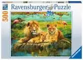 17205 4　ライオン・ファミリー 500ピース パズル;大人向けパズル - Ravensburger