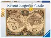 Puzzle 5000 p - Mappemonde antique Puzzle;Puzzle adulte - Ravensburger