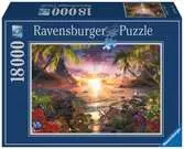 RAJ:ZACHÓD SŁOŃCA 18000EL Puzzle;Puzzle dla dorosłych - Ravensburger
