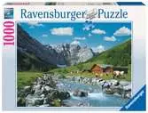 Puzzle 2D 1000 elementów: Karwendelgebirge, Austria Puzzle;Puzzle dla dorosłych - Ravensburger