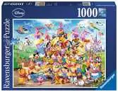 Puzzle 2D 1000 elementów: Karnawał postaci Disneya Puzzle;Puzzle dla dorosłych - Ravensburger
