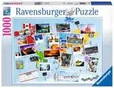 PODRÓŻ DOOKOŁA ŚWIATA 1000EL Puzzle;Puzzle dla dorosłych - Ravensburger