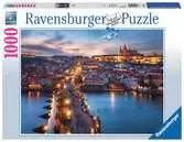 PRAGA NOCĄ 1000 EL Puzzle;Puzzle dla dorosłych - Ravensburger