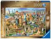 Ravensburger World Landmarks, 1000pc Jigsaw Puzzle Puzzles;Adult Puzzles - Ravensburger