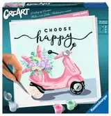 CreArt - 20x20 cm - Choose happy Loisirs créatifs;Peinture - Numéro d’art - Ravensburger