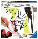 CreArt - carré - Modern Minnie Loisirs créatifs;Peinture - Numéro d Art - Ravensburger