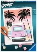 CreArt Paint by Numbers - Beach Life Arts & Crafts;CreArt - Ravensburger