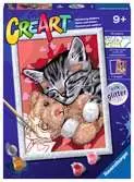 CreArt Serie D Classic-Gattino e orsetto Giochi Creativi;CreArt Bambini - Ravensburger