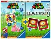 Super Mario 3 Puz.+memory® D/F/I/NL/E/PT Juegos;Multipack - Ravensburger