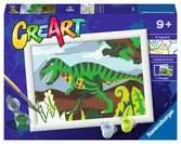 CreArt Roaming Dinosaur Loisirs créatifs;Numéro d art - Ravensburger