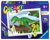 CreArt Toulající se dinosaurus Kreativní a výtvarné hračky;CreArt Malování pro děti - Ravensburger