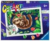 Sweet Sloths Loisirs créatifs;Numéro d art - Ravensburger