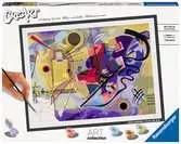 Kandinsky, Amarillo, rojo y azul Juegos Creativos;CreArt Adultos - Ravensburger