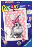 CreArt Paint by Numbers - Cuddly Bunny Arts & Crafts;CreArt - Ravensburger