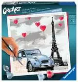 CreArt, París, Pintar por números para adultos Juegos Creativos;CreArt Adultos - Ravensburger