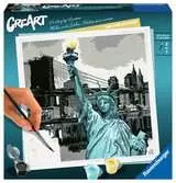 CreArt, Nueva York, Pintar por números para adultos Juegos Creativos;CreArt Adultos - Ravensburger