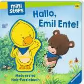 ministeps: Hallo, Emil Ente! Mein erstes Holzpuzzle-Buch Baby und Kleinkind;Bücher - Ravensburger