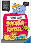 Erstes Lesen Sticker-Rätsel ab 5 Jahren Lernen und Fördern;Lernbücher - Ravensburger