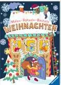 Malen - Rätseln - Basteln: Weihnachten Malen und Basteln;Bastel- und Malbücher - Ravensburger