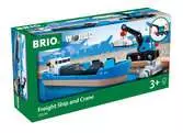 Freight Ship & Crane BRIO;BRIO Railway - Ravensburger