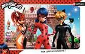 Puzzle cadre 15 p - Ladybug, Chat Noir et Rena Rouge / Miraculous Puzzle Nathan;Puzzle enfant - Ravensburger