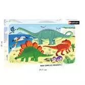 Puzzle cadre 15 p - Les dinosaures du Jurassique Puzzle Nathan;Puzzle enfant - Ravensburger