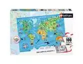 Nathan puzzle 100 p - Carte du monde des monuments Puzzle Nathan;Puzzle enfant - Ravensburger